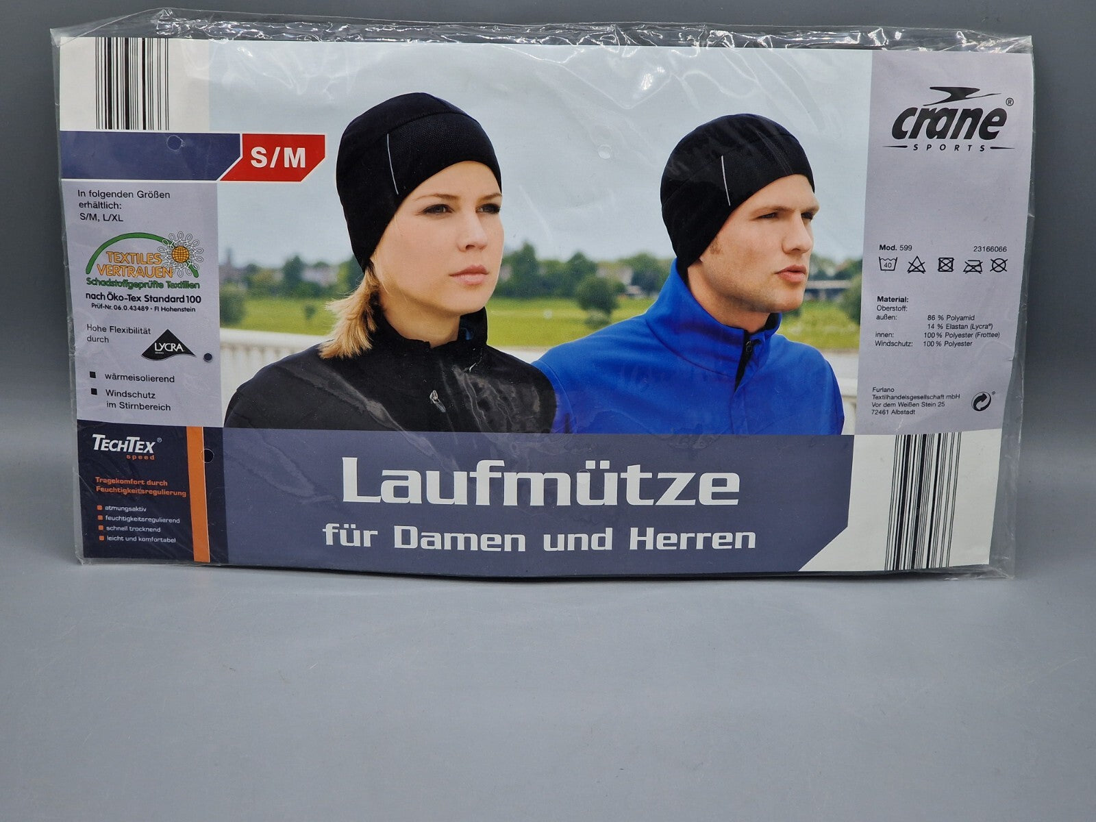 Crane Laufmütze für Damen und Herren, S/M
